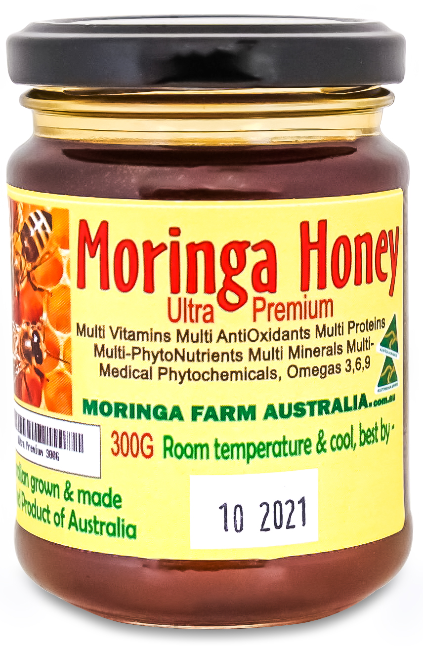AUSTRALIAN Moringa HONEY 300G ULTRA Premium. Made To Order